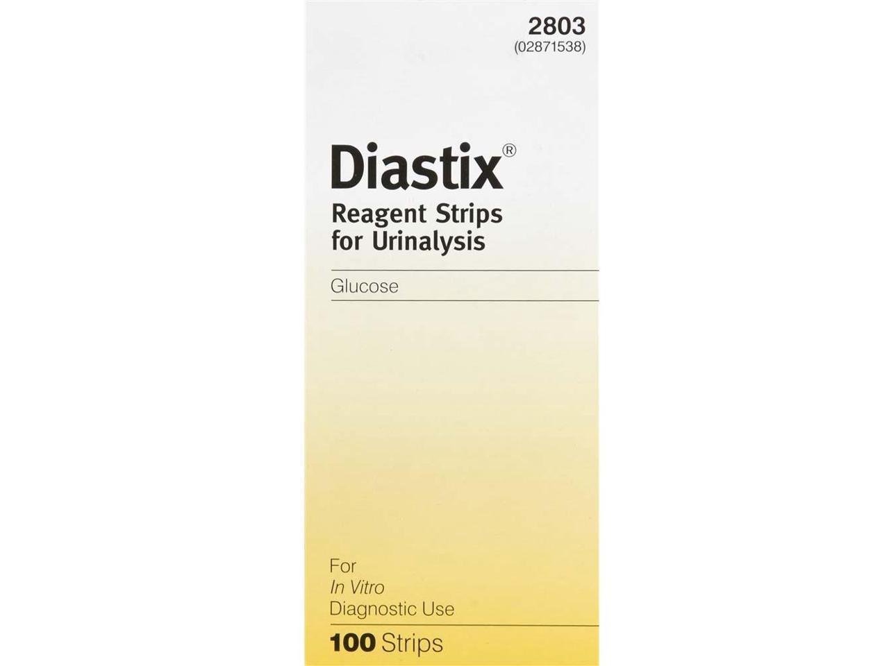 Strips Urinalysis Reagent Diastix® Glucose (100/BX 12/CS) by Ascensia Diabetes Care  ID 2803